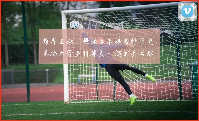 跨界互动,樊振东和施洛特贝克、恩梅加等多特球员一起打乒乓球