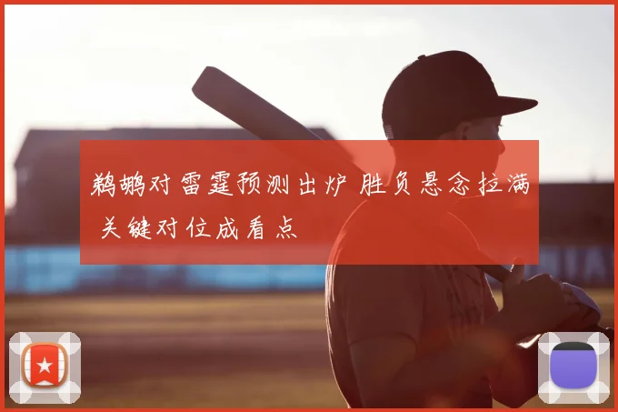 鹈鹕对雷霆预测出炉 胜负悬念拉满 关键对位成看点